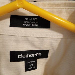 Mens Light Cream Dress Shirt